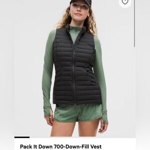 Lululemon Pack It 700-Down-Fill Vest. Size 14